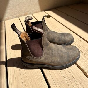 Blundstone #585 WOMEN'S CLASSICS CHELSEA BOOTS - RUSTIC BROWN Sz 8 US/5 AU